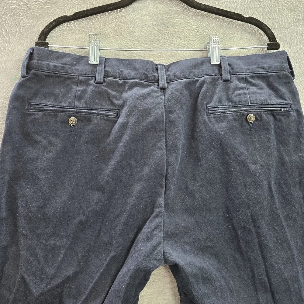 Polo Ralph Lauren Men Pants 36/30 Blue‎ Twill Button 29